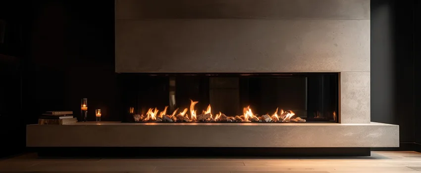 Gas Fireplace Ember Bed Design Services in Clinton, Maryland