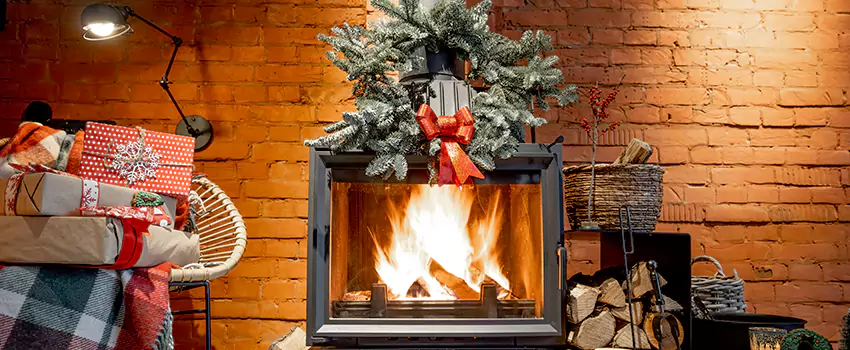 Travis Industries Linear Gas Fireplace Installation in Clinton, Maryland