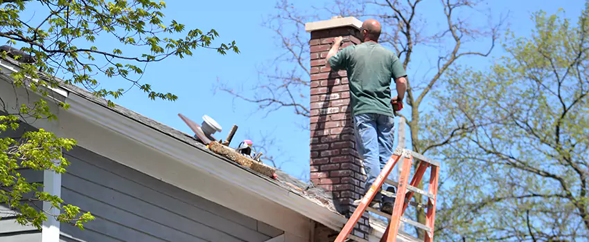 Vinyl and PVC Chimney Flashing Installation in Clinton, MD