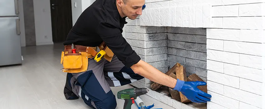Fireplace Damaged Damper Frame Repair Services in Clinton, Maryland