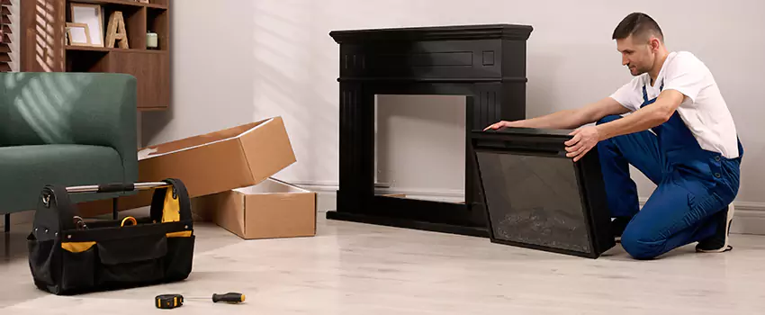 Old Rusted Metal Fireplace Repair And Replacement in Clinton, MD