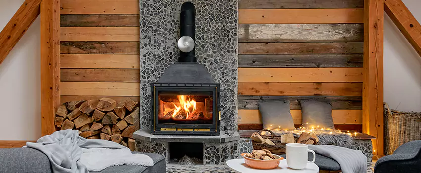 Thelin Hearth Products Direct Vent Gas Stove Fireplace Inspection in Clinton, Maryland